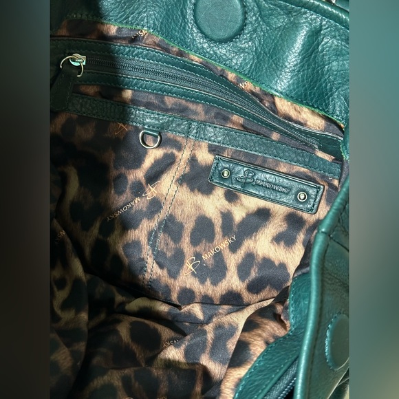 B. Makowsky Berkeley Bucket Style Leather Purse USED - Picture 11 of 16